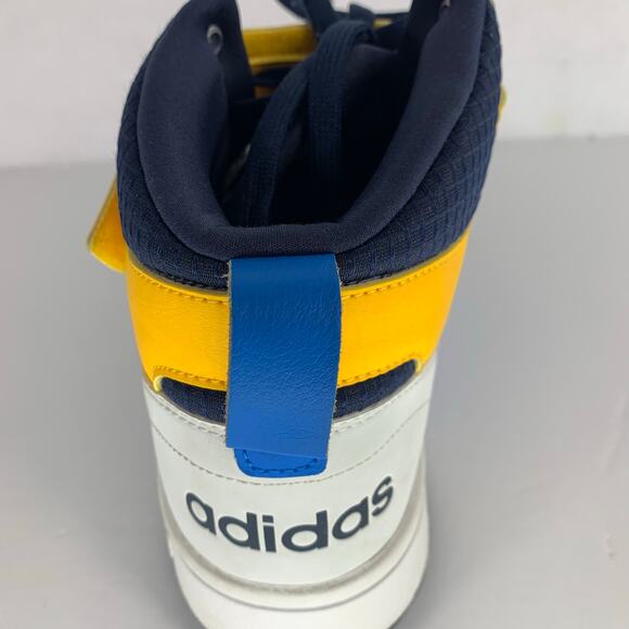 Adidas neo Postmove Mid \'White Blue Yellow\' GZ3792 Mens Sneaker Size 13